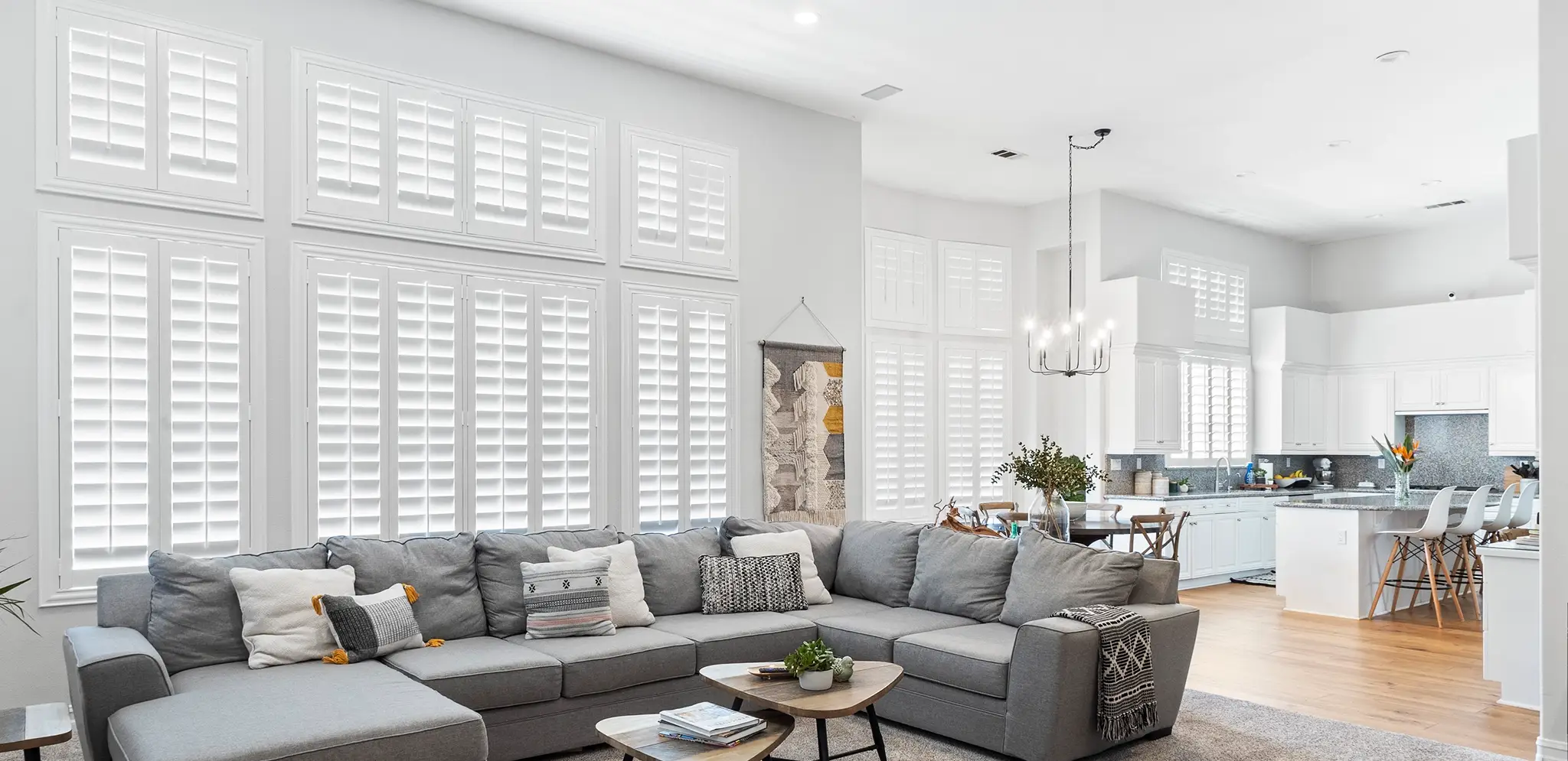 Shutters in a Hartford living room