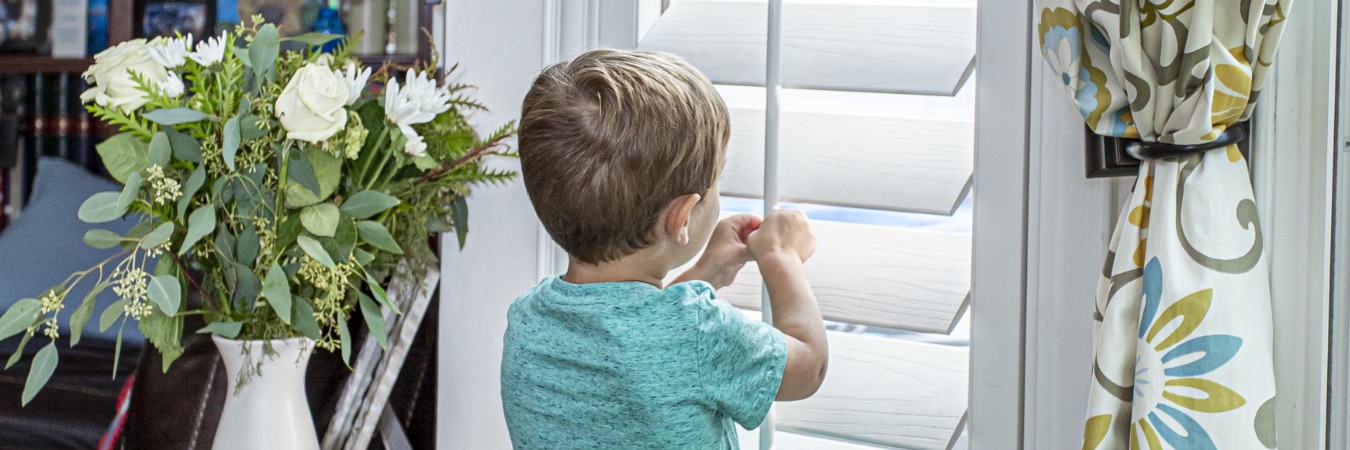 Children's playroom with shutters