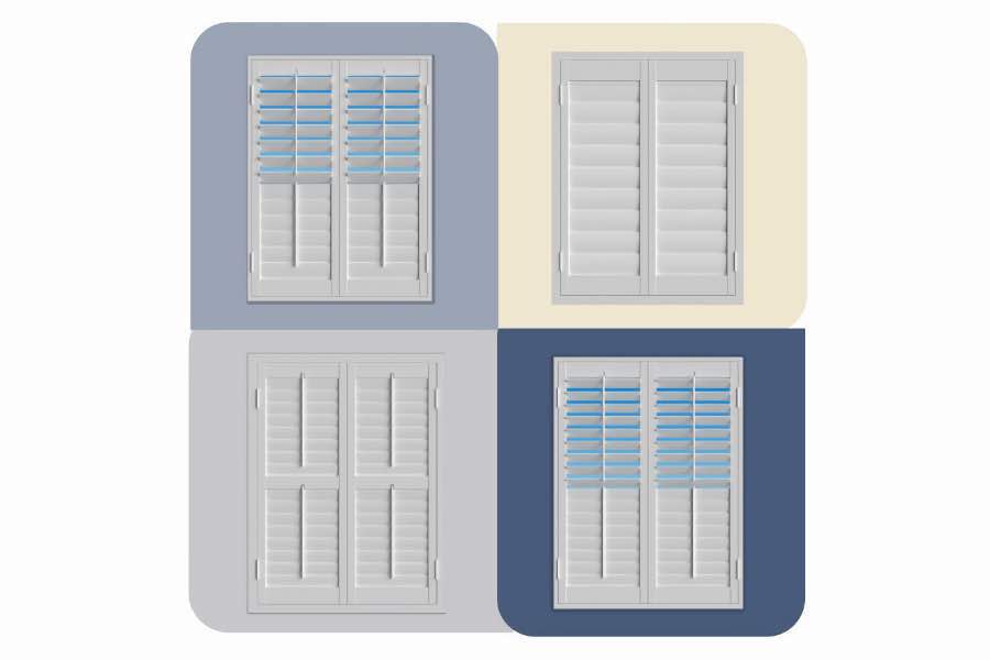 Use the Shutter Designer to see how Polywood shutters look with your Hartford home's wall colors. Four images of Polywood shutters from the Shutter Designer